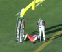 CFL Defender Runs Head First into Goalpost