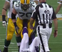 Vikings' Robison Kicks Packers' Lang in the Groin