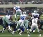 Cowboys' Spencer Leaps Over Line to