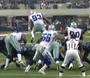 Cowboys' Spencer Leaps Over Line to Block Field Goal