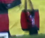 Soccer Player Tries to Jump Into St