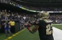 Saints' Thomas Gift Wraps Ball After TD
