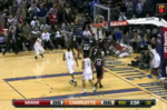 James Makes Full Court Save Pass to
