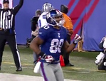 NBC Spices Up Giants WR Cruz's TD D