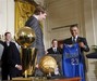 Obama Welcomes the Champion Mavericks