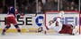 Coyotes Goalie Makes Sprawling Save on Penalty Shot