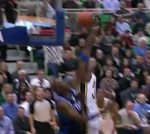 Jazz's Miles Dunks on Odom
