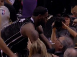LeBron Crashes into Marlins Owner