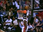 Wade Throws Alley-Oop to James