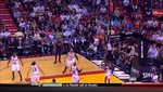 LeBron James Jumps Over Lucas on Al