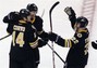 Bruins' Seidenberg Scores From Center Ice
