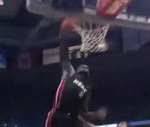 LeBron Steals Then Slams