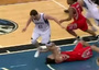 Kevin Love Steps on Scola's Face