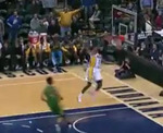 Pacers' George Warms Up for Dunk Co
