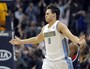 Gallinari Hits 3-Pointer While Falling into Stands