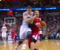 Jason Smith Body Checks Blake Griffin