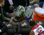 Pistons' Knight Gets Unexpected Gatorade Bath