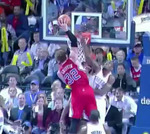 Blake Griffin Posterizes Serge Ibak