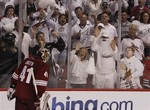 Shaw Takes Out Coyotes G Smith