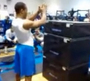 NFL Prospect's 60-inch Box Jump