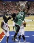 Celtics' Pierce Dunks on 76ers' Young
