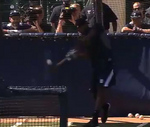 Calvin Johnson Hits HR at Comerica 