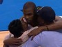 Kevin Durant Embraces Family Late in Game 6