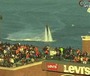 Man Hovers Above McCovey Cove