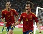 Spain's Silva Scores 1st Goal on Header