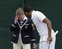 Mardy Fish Hits Line Judge in the Eye