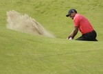 Woods' Triple-Bogey on 6th Hole