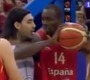 Serge Ibaka Elbows Luis Scola