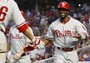 Phillies' Rollins Hits Inside-the-Park Home Run
