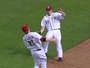 Reds' Frazier Makes Over-the-Shoulder Grab