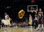 Lakers Fans Show Some Christmas Cheer