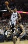 Rudy Gay Soars over Ginobili for Big Dunk