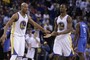 Curry, Warriors Hold Off Oklahoma City for Win