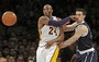 Kobe Leads Lakers over Thunder