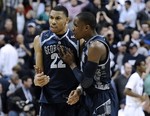 No. 7 Georgetown Comes Back Late to