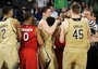 Fight Breaks Out between Notre Dame and St. John's