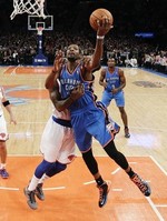 Oklahoma City Bests Knicks in New Y