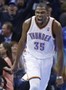 Westbrook and Durant Connect for Alley-Oop