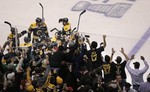 Bruins Win Series on Overtime Goal