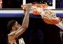Paul George Soars for Two-Handed Jam