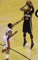 George and Hibbert Lead Pacers in G
