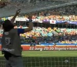 FIFA Employee Stands Too Close to N