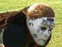High School Linebacker Sports Halloween Mask
