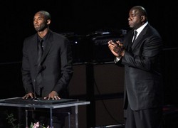 Magic and Kobe Speak at Michael Jackson Memorial