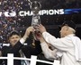 Goodell Hands Lombardi Trophy to Packers