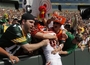 Ochocinco Does Lambeau Leap